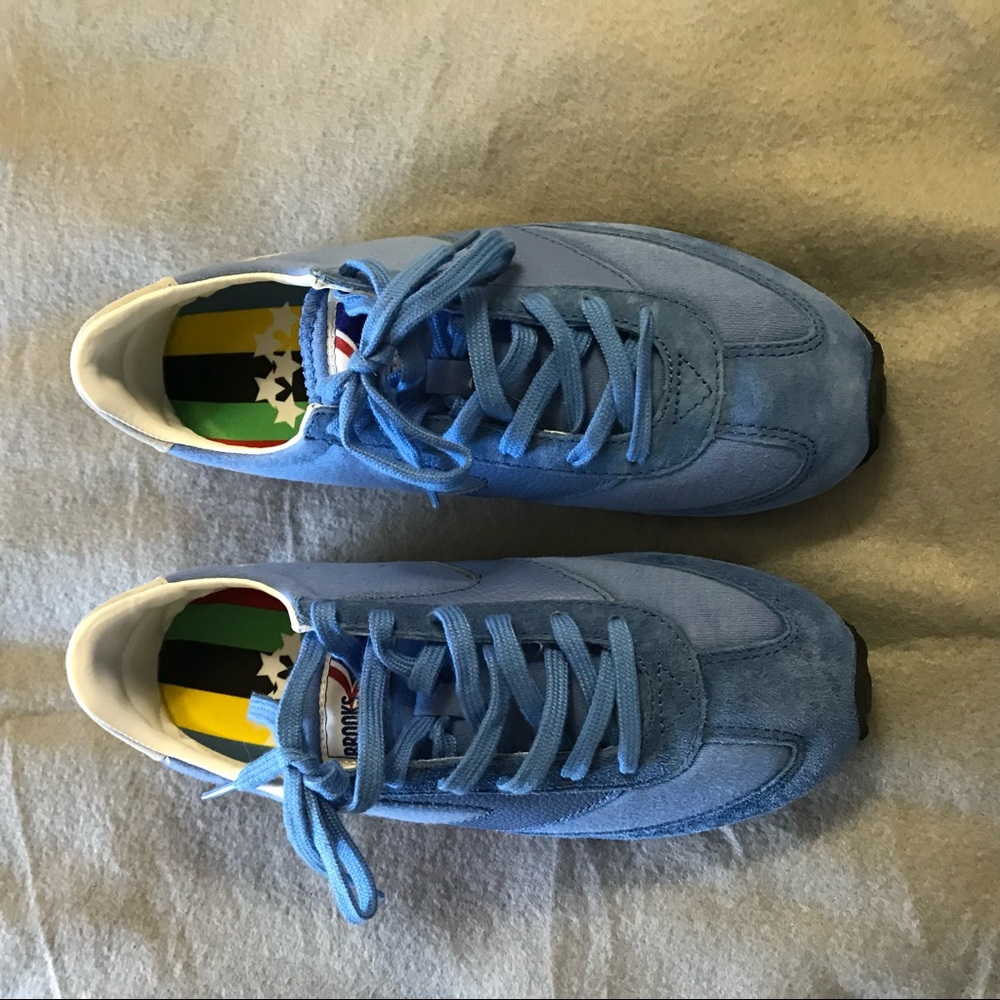 Blue Brooks walking shoes